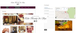 website design case study beauty salon