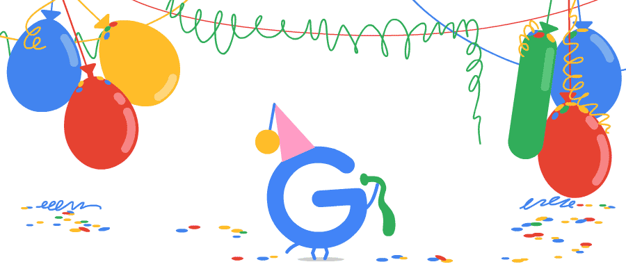 happy birthday google
