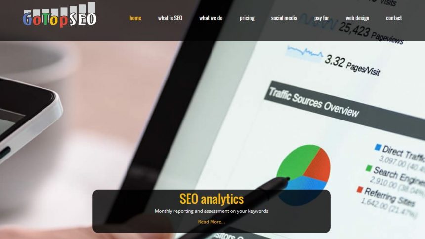 new website for seo company in kent