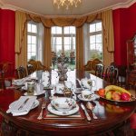 breakfast room at the old rectory b and b in deal kent