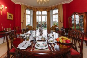 breakfast room at the old rectory b and b in deal kent