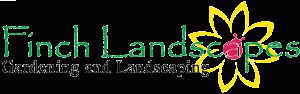 finch landscapes logo design