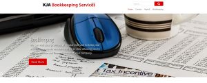 KJA bookkeeping new website design