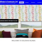 goldsack blinds redesign website
