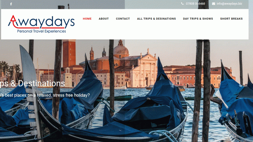 awaydays travel agents in kent website