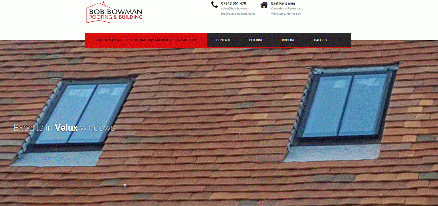 bob bowman roofing contractor in canterbury