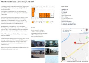 joiner holdings website design canterbury site page