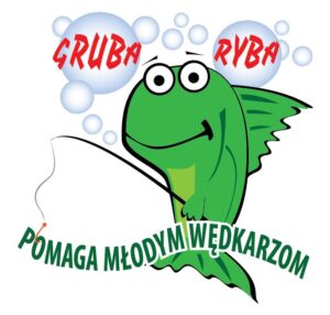 gruba ryba Polish fishing charity logo sample
