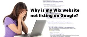 wix websites not listing on google