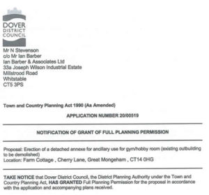 planning permission for oast house media