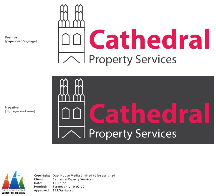 cathedral properties kent logo re-design