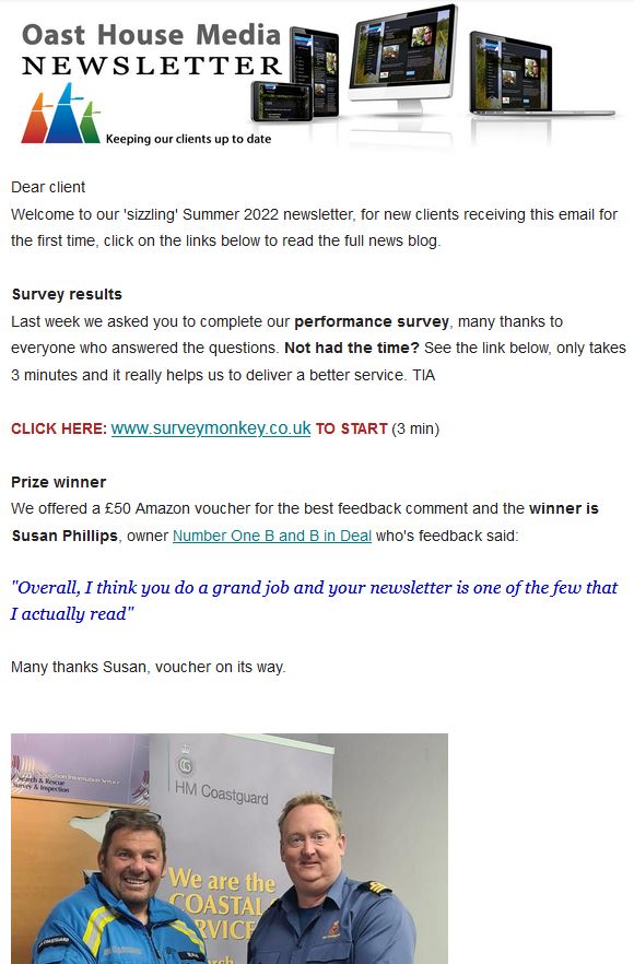 summer 2022 web design news letter
