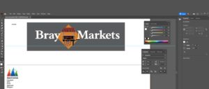 bray markets logo design in adobe illustrator