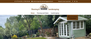 s and s fencing and landscaping web design and copy writing in deal Kent