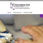 faversham feet new wordpress website