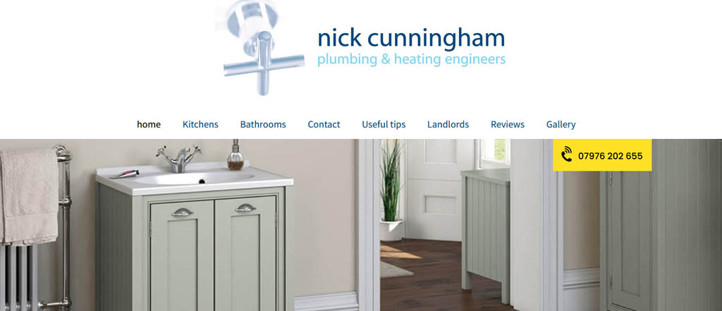 nick cunningham plumbing heating new website