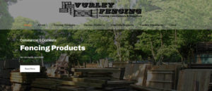 vurley fencing new website design in deal, east kent