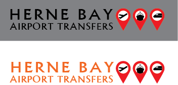 herne bay airport transfers logo design