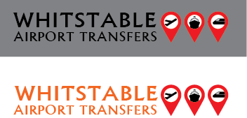 new logo design for Whitstable Airport Transfers